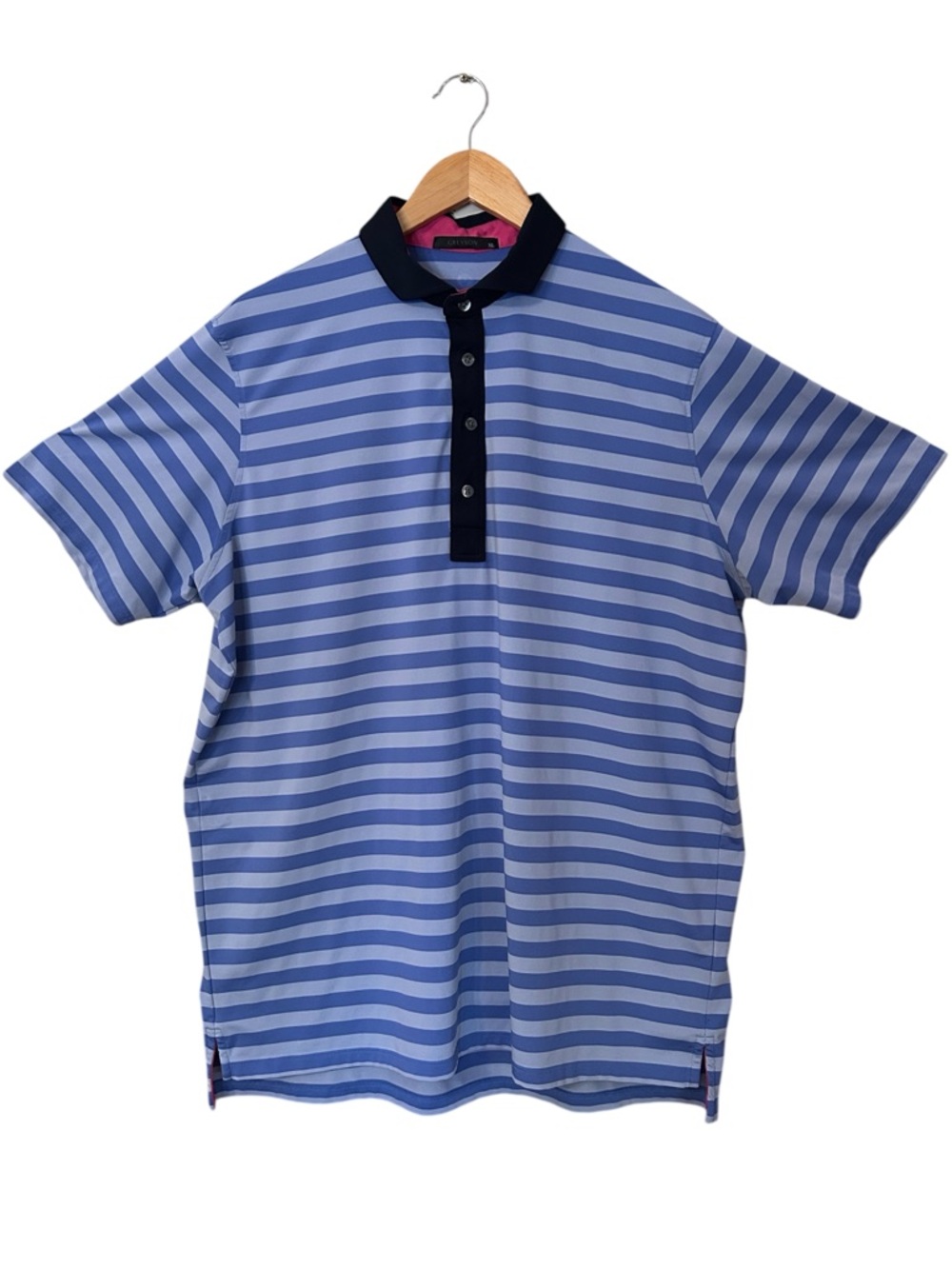 Greyson Blue Striped Performance Polo Shirt Men’s Size XL
W - Picture 3 of 17